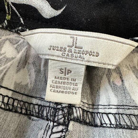 JULES & LEOPOLD Casual Stretch Floral Trousers Pants Size Small - Picture 9 of 9